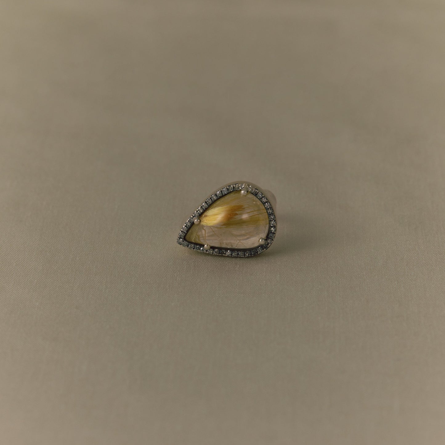 3064 Rutilated Quartz  | Canan Pinky Ring