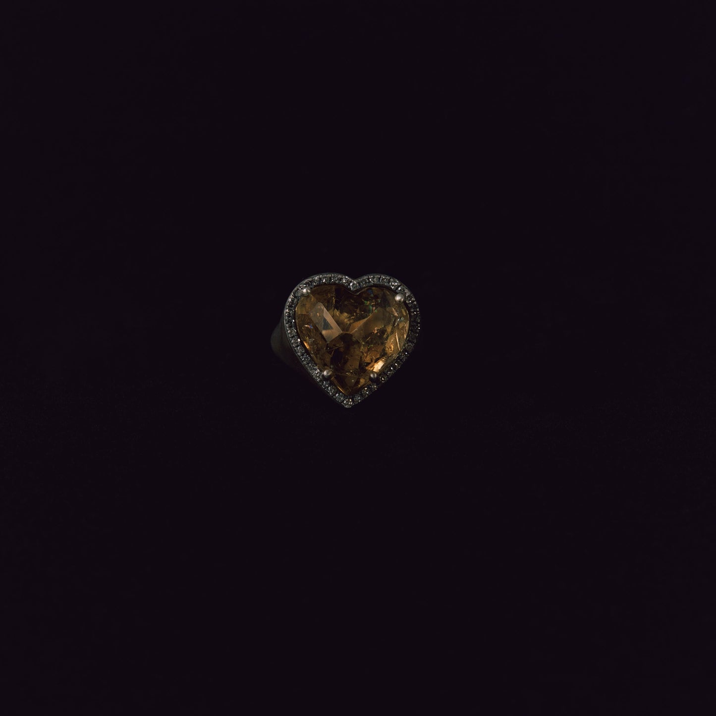 3068 Rainbow Citrine | Canan Pinky Ring