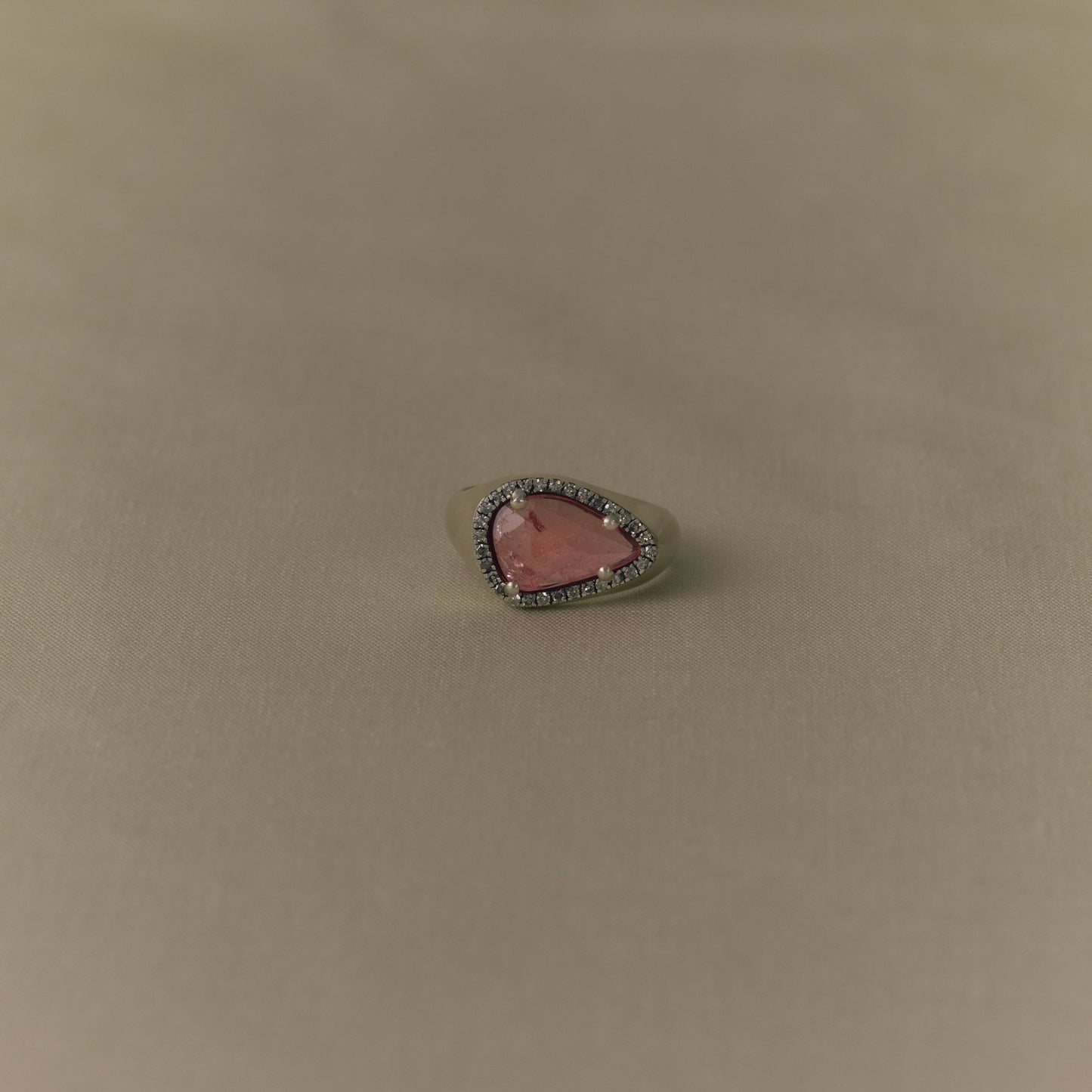 3077 Pink Tourmaline  | Canan Pinky Ring