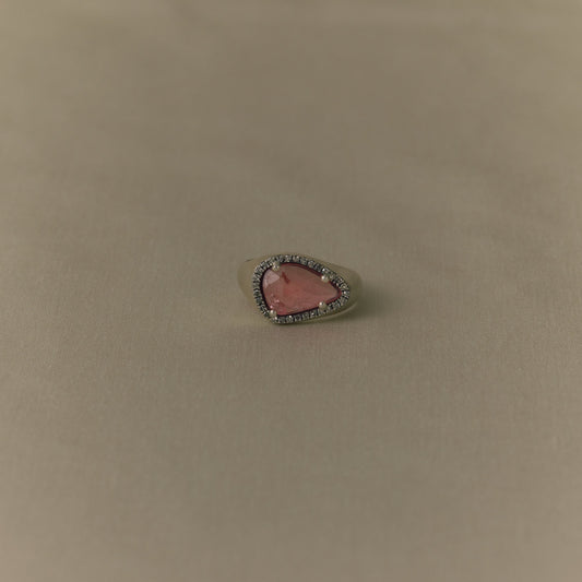 3077 Pink Tourmaline  | Canan Pinky Ring