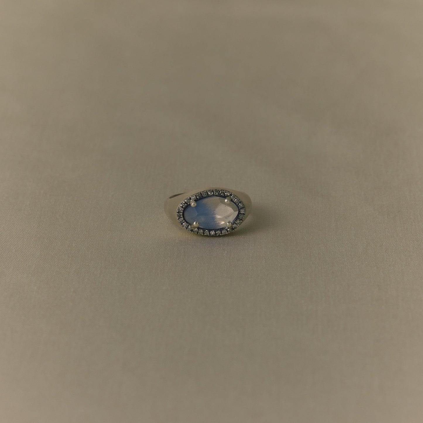 3079 Rock Crystal  | Canan Pinky Ring