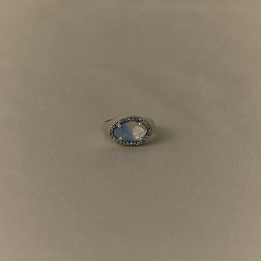 3079 Rock Crystal  | Canan Pinky Ring