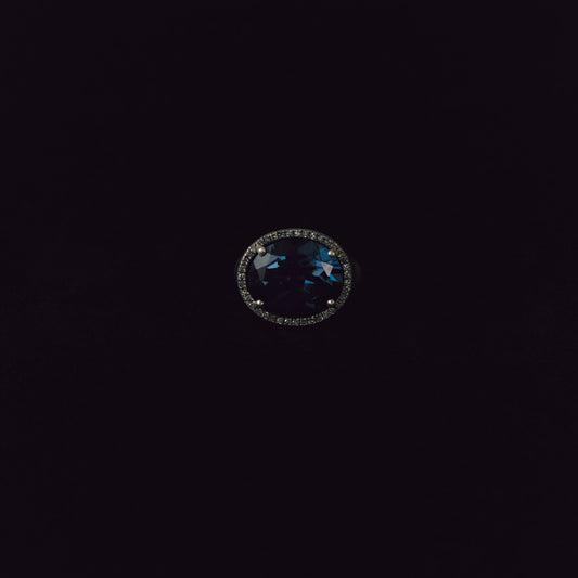 3091 London Blue Topaz | Canan Pinky Ring