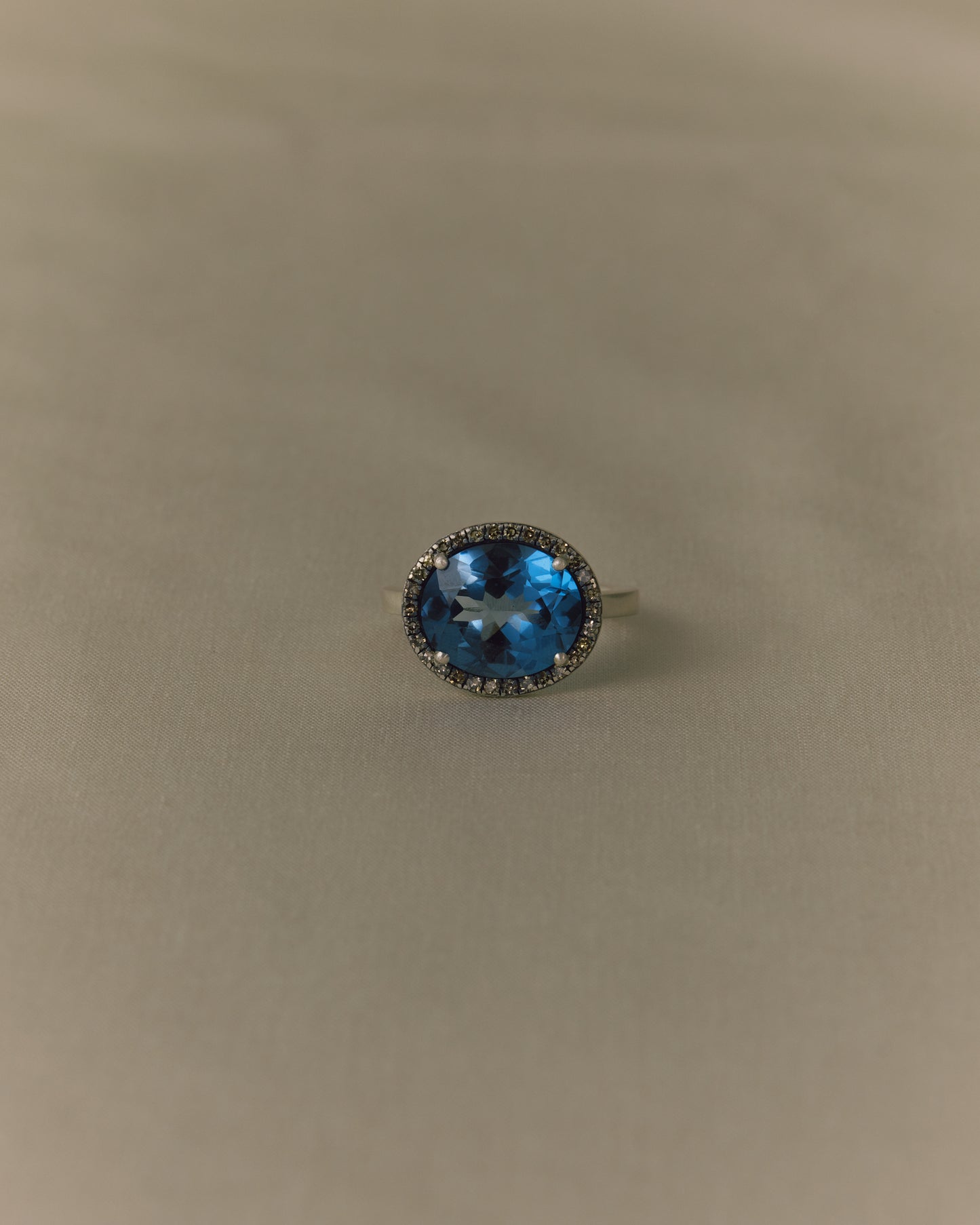 3096 London Blue Topaz |  Reni  Ring