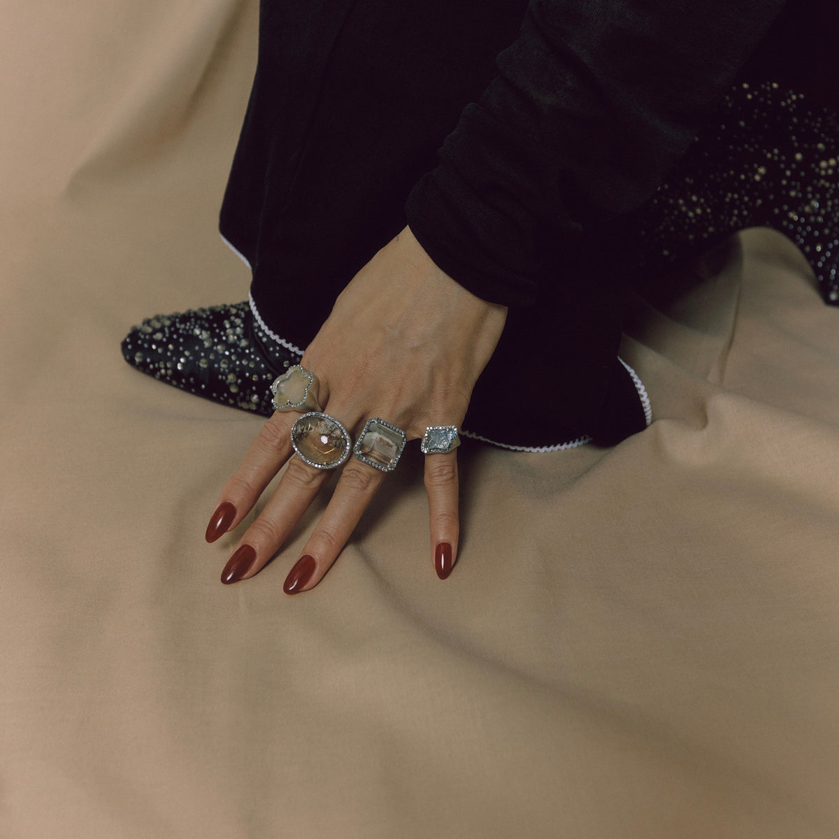 3221 Labradorite  | One of a Kind Canan Pinky Ring