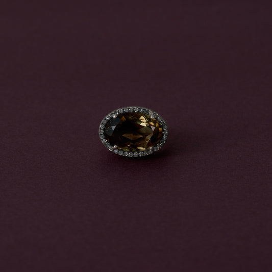 3131 Smoky Quartz | One of a Kind Canan Ring