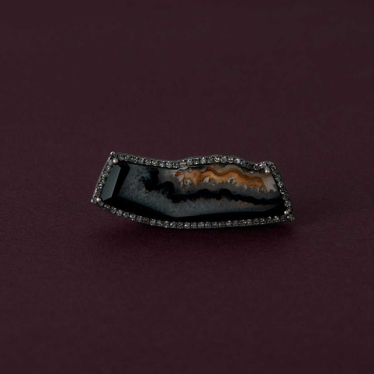 3138 Crystallized Onyx | One of Kind Canan Ring