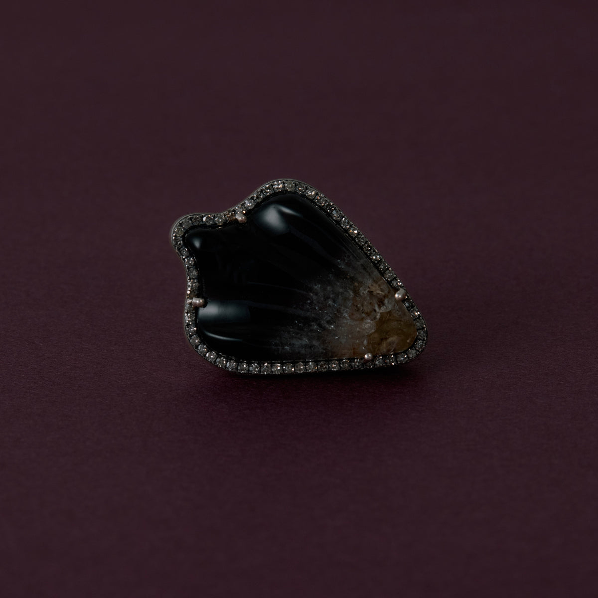 3143 Crystallized Onyx | One of a Kind Canan Ring