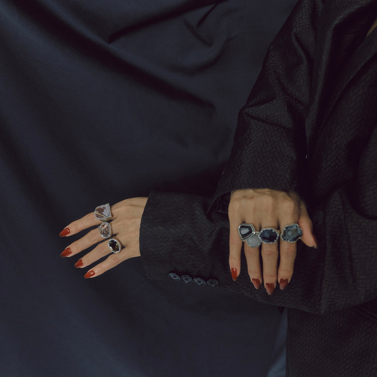 3191 Crystallized Agate | One of a Kind Reni Ring