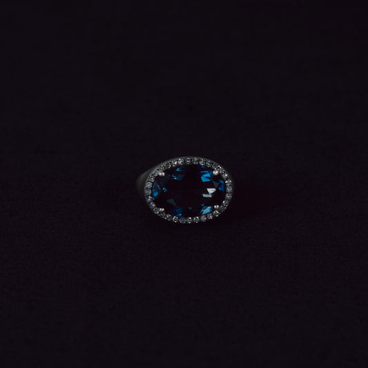 3155 London Blue Topaz | One of a Kind Canan Ring