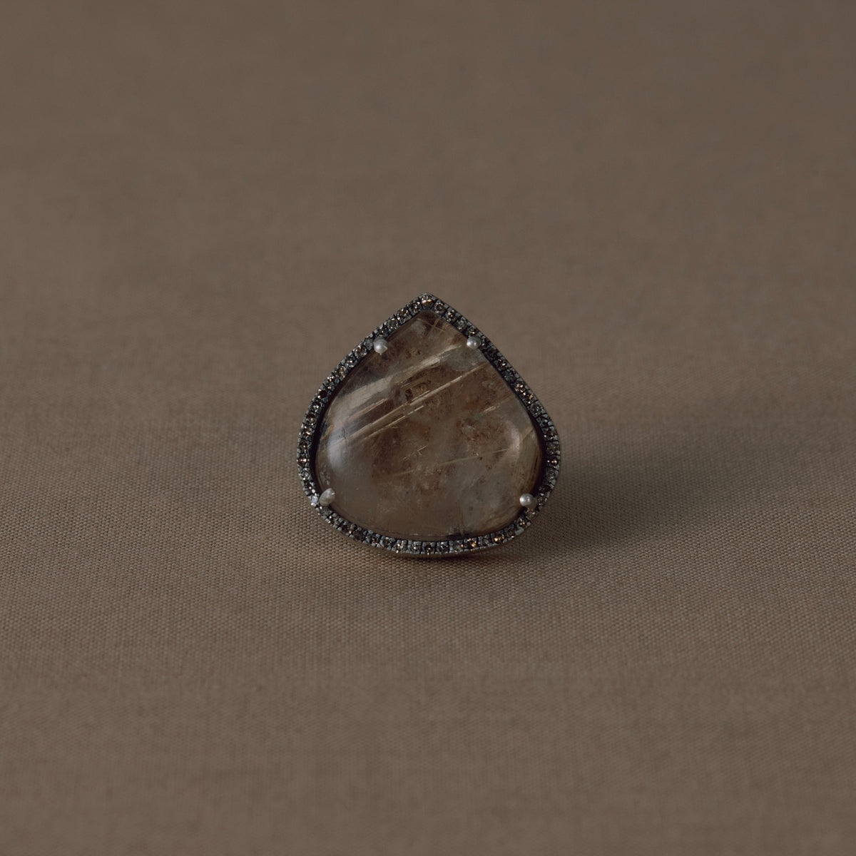3172 Garden Rutile Quartz | One of a Kind Reni Ring