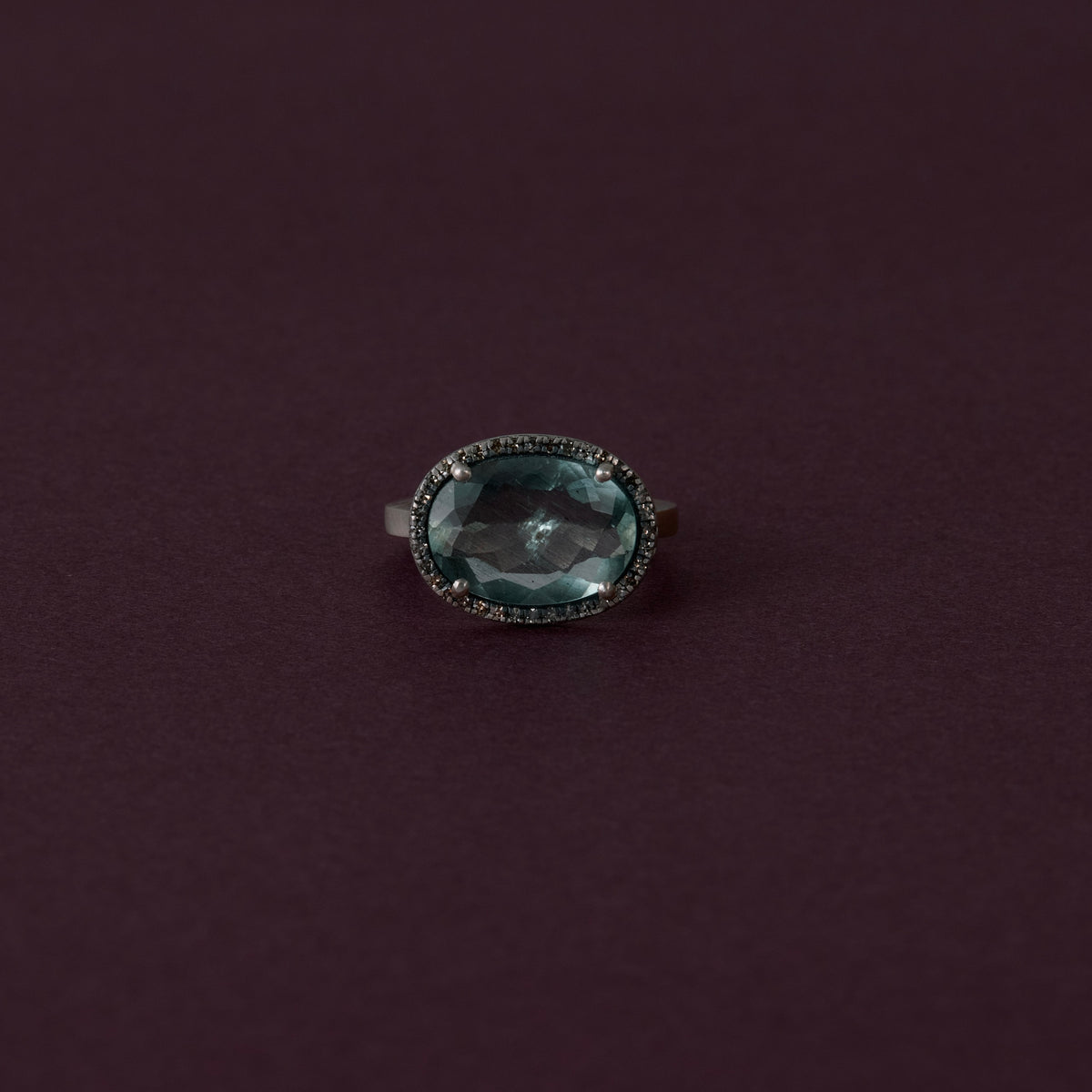 3203 Moss Aquamarine  | One of a Kind Reni Ring