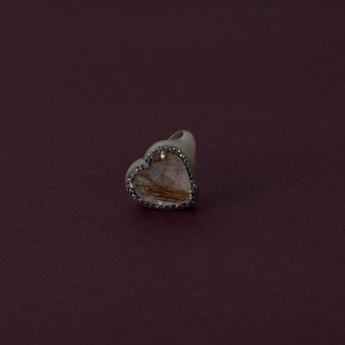 3212 Rutilated Quartz | One of a Kind Canan Pinky Ring