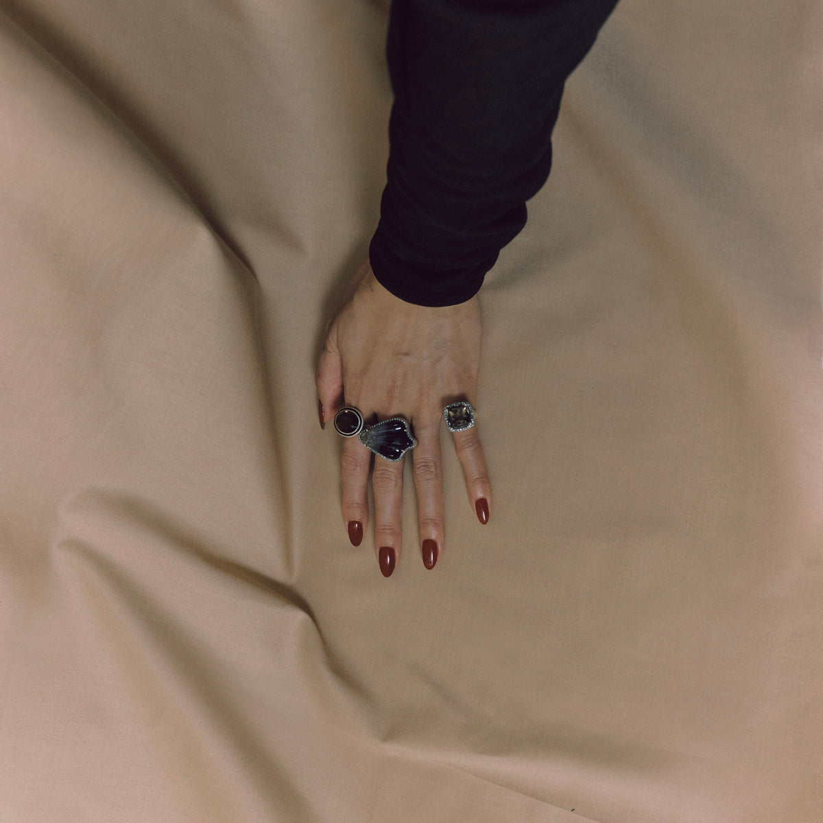 3268 Smoky Quartz | One of a Kind Zenin Black Ring
