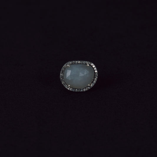 3232 Moon Stone | One of Kind Canan Pinky Ring