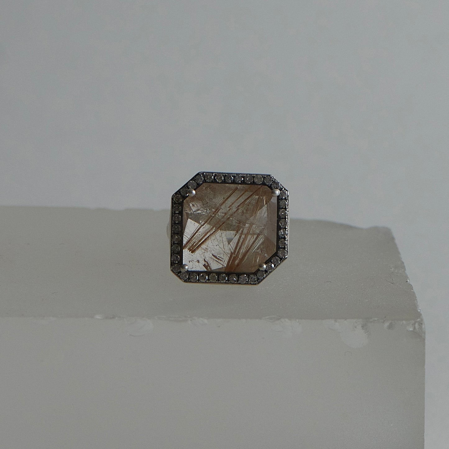324 Gold Rutilated Quartz | One of a Kind Canan Ring