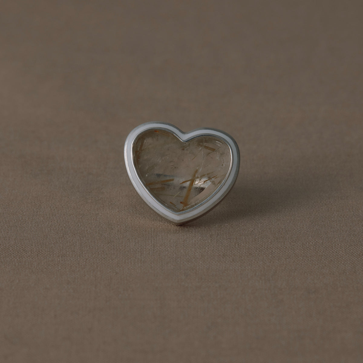 3258 Rutilated Quartz | One of a Kind Zenin White Ring