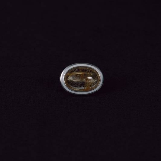3260 Rutilated Quartz | One of a Kind Zenin White Ring