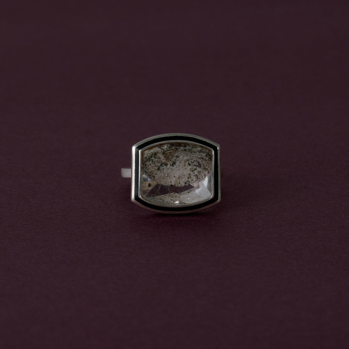 3264 Garden Quartz | One of a Kind Zenin Black Ring