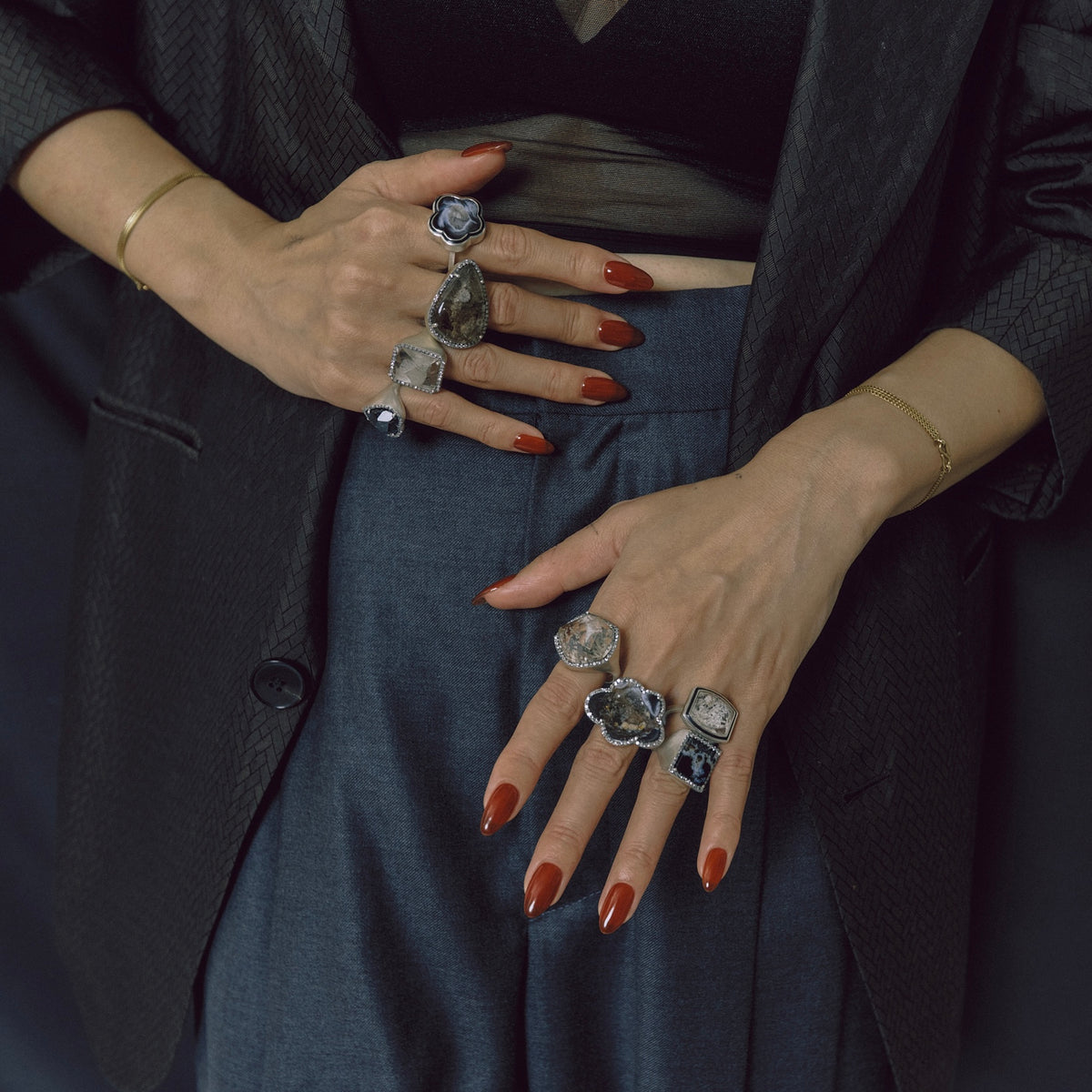 3135 Crystallized Agate | One of a Kind Canan Ring