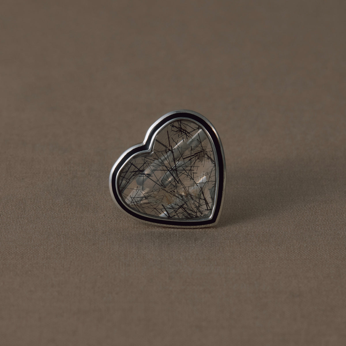3266 Tourmaline in Quartz | One of a Kind Zenin Black Ring