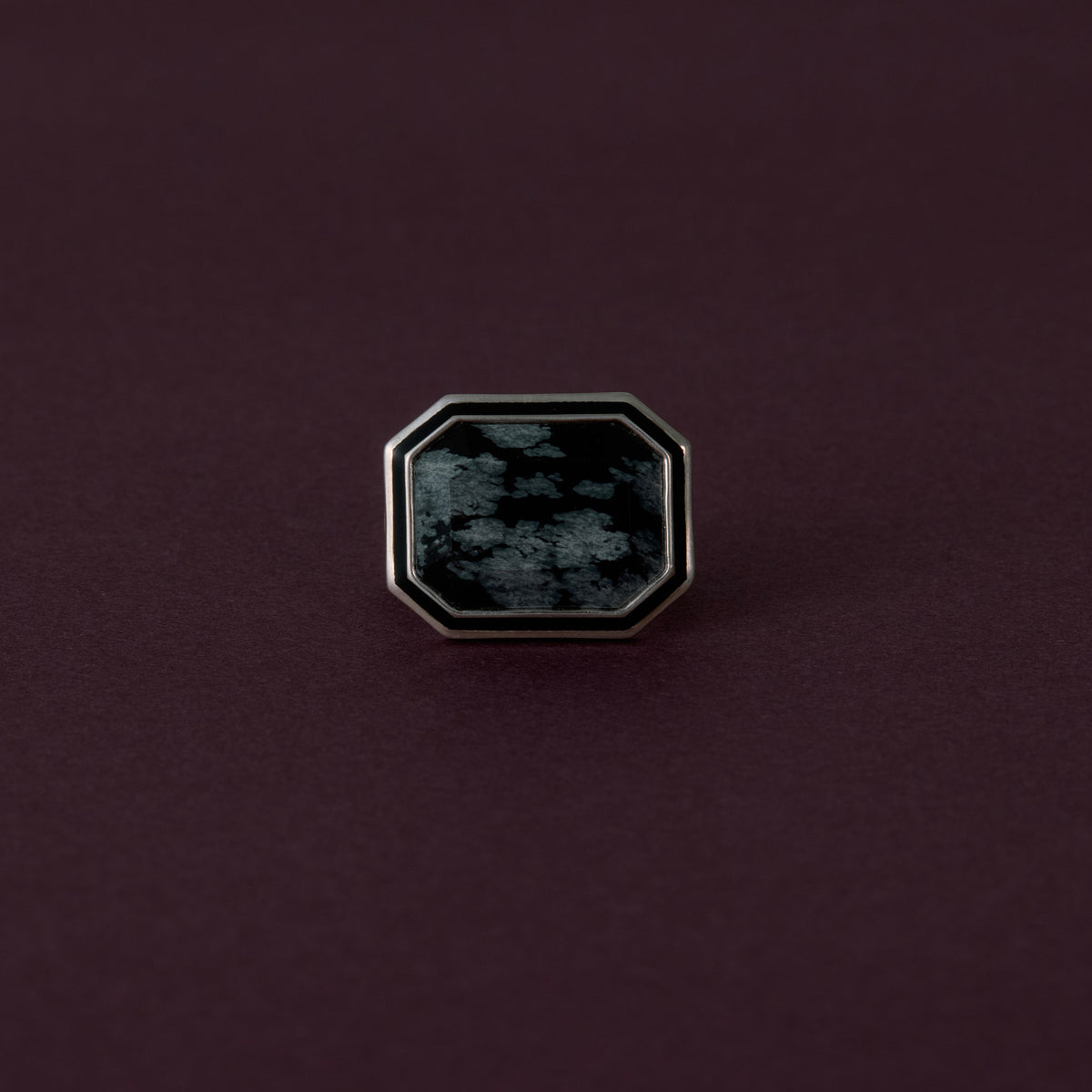 3270 Snoflake Obsidian | One of a Kind Zenin Black Ring