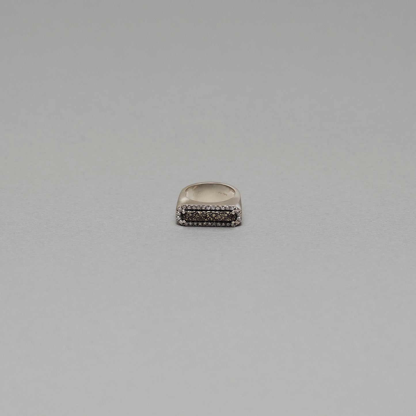 896 Pyrite Agate | One of a Kind Minya Pinky Ring