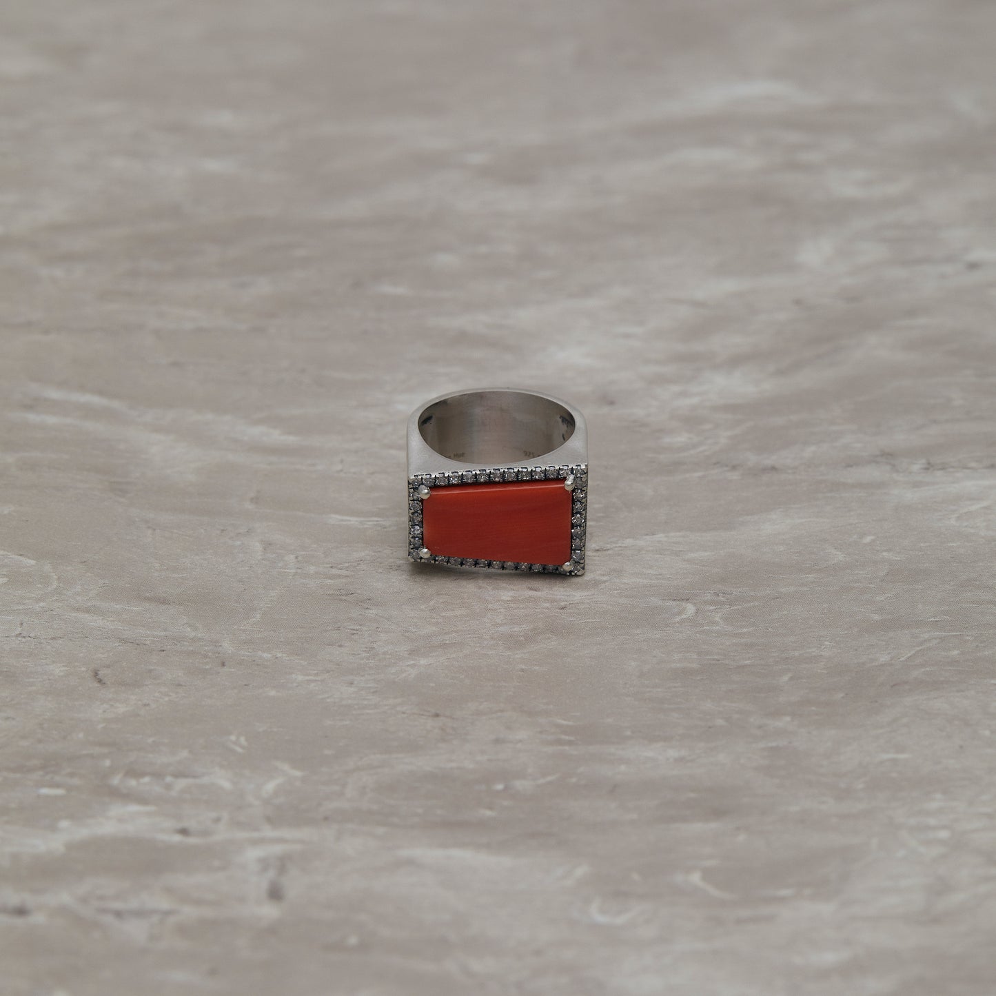 986 Coral | One of a Kind Minya Pinky Ring