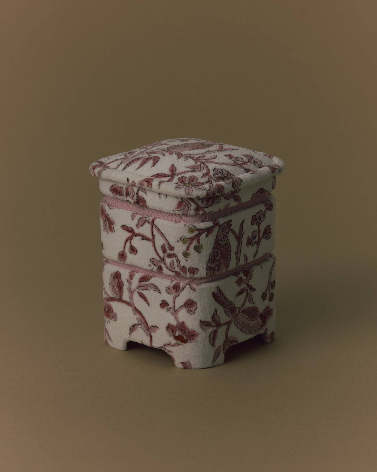 3095 Craft Boat JUBAKO Jewelry Box 2 tier | Velvet