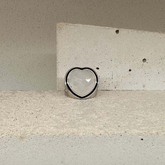 1893 Moon Stone | Mibu Black Ring