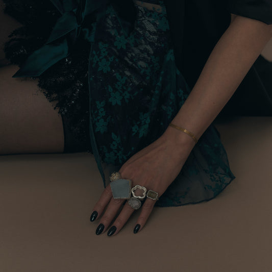 2113 Crystallized Agate | One of a Kind Canan Ring