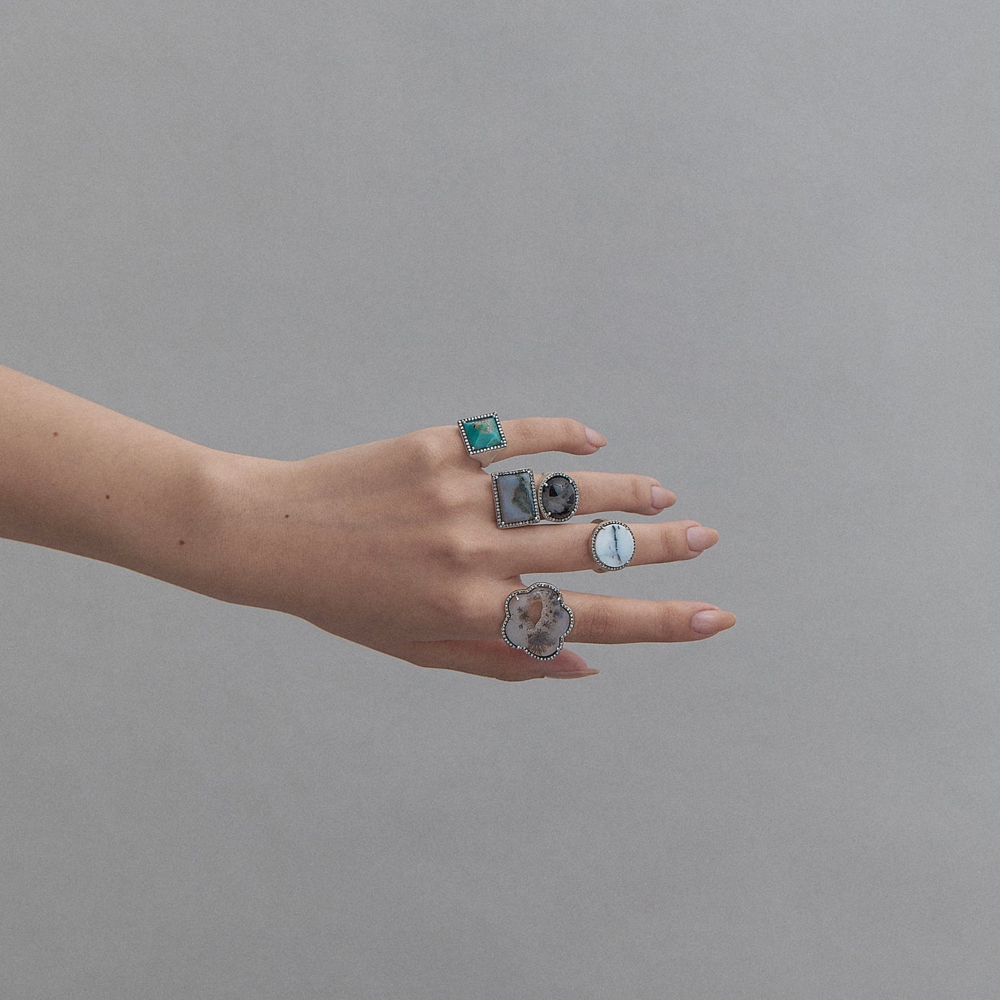 956 Crystalized Agate | One of a Kind Reni Ring