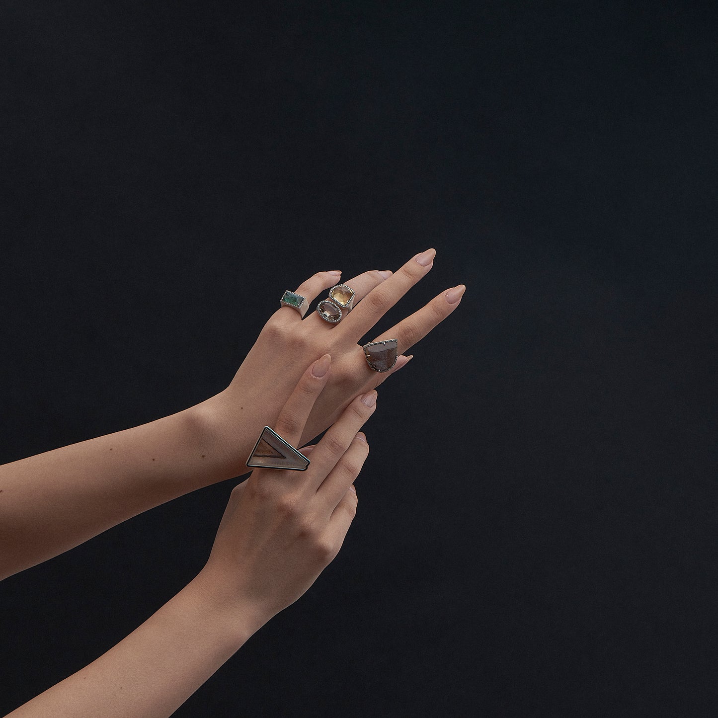 980 Green Tourmaline | One of a Kind Minya Pinky Ring