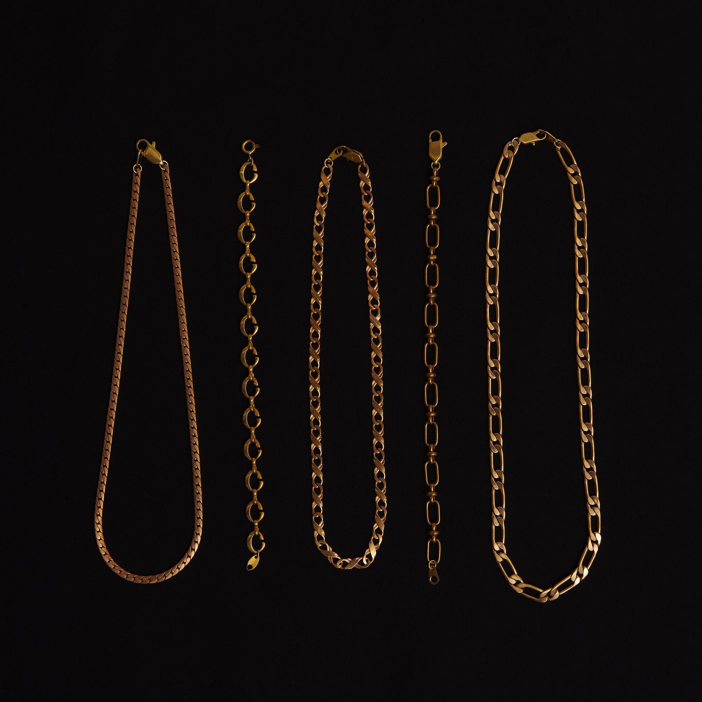 50 Vintage Curb Chain Necklace